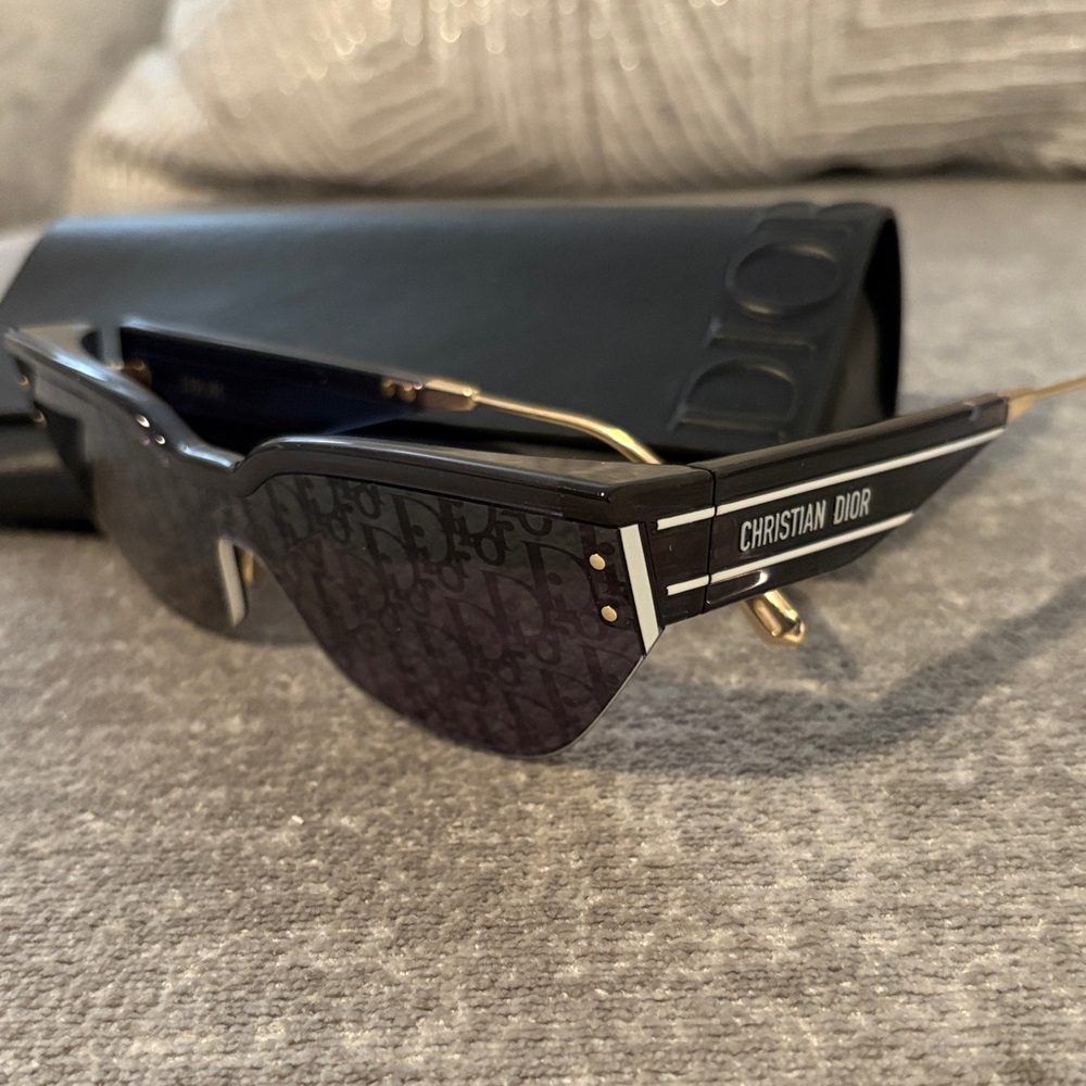 Dior Black and Gold Sunglasses
